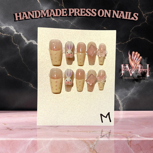 BUNNY BLING NAILS